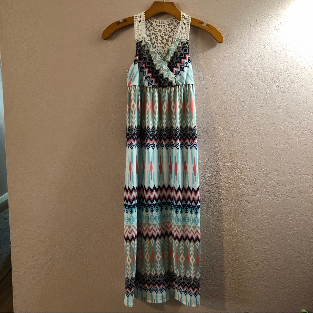I.N. Girl long sleeveless dress size S 7-8